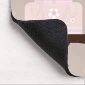 "Das Leben ist Kurz, also isst du Kuchen. Mousepad (Ecke)