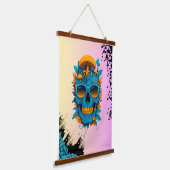 Das Leben ist Kurz, Bleibe merkwürdig Wandteppich Mit Holzrahmen (Gewinkelt)