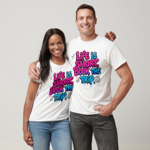 Das Leben ist kurz, buche die Reise T-Shirt
