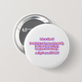 Das Leben ist Kurz Button (Vorne & Hinten)