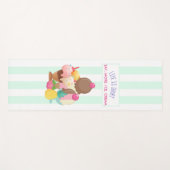 Das Leben ist Kurz Essen Mehr Eis Yogamatte (Vorderseite (Horizontal))