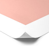 Das Leben ist Kurz essen Nachtisch First Blush Pos Poster (Ecke)