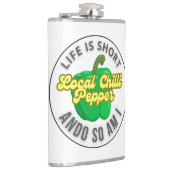 Das Leben ist kurz Flachmann (Rechts)