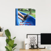 Das Leben ist kurz. Genießen Sie die Fahrt! Poster (Heimbüro)