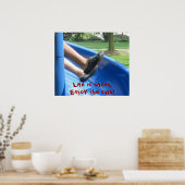 Das Leben ist kurz. Genießen Sie die Fahrt! Poster (Küche)