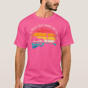 Das Leben ist Kurz Gitarre, aber süß für bestimmte T-Shirt