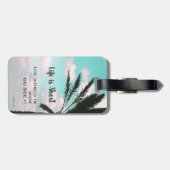 Das Leben ist Kurz inspirierend Reisekostenangebot Gepäckanhänger (Rückseite horizontal)