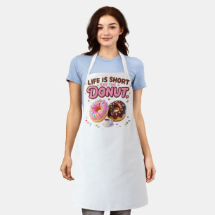 Das Leben ist kurz, iss den Donut Food Lover Schürze