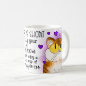 Das Leben ist kurz Kaffeetasse (VorderseiteRechts)