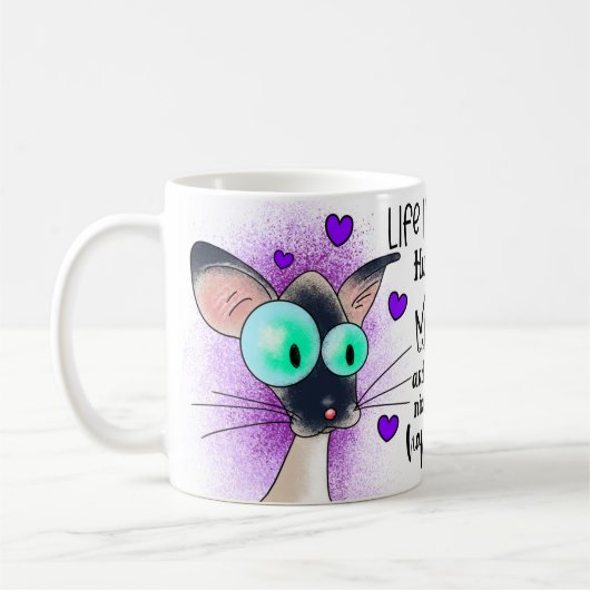 Das Leben ist kurz Kaffeetasse (Links)