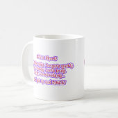 Das Leben ist Kurz Kaffeetasse (Vorderseite Links)