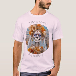 Das Leben ist kurz. Kunst überlebt 01 T-Shirt