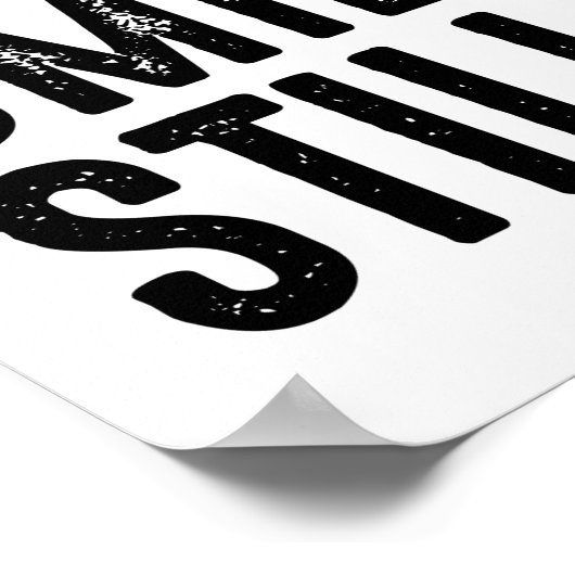 Das Leben ist Kurz - Lächeln, solange du noch Zähn Poster (Ecke)