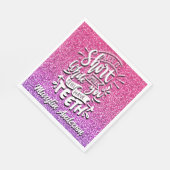 DAS LEBEN IST KURZ LÄCHELN, WÄHREND SIE NOCH ZÄHNE SERVIETTE (Ecke)