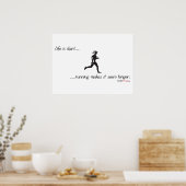 Das Leben ist Kurz - läuft Poster (Küche)