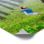 Das Leben ist Kurz | Leben genießen Poster (Ecke)