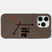 Das Leben ist kurz, leben Sie es Case-Mate iPhone Hülle (Rückseite (Horizontal))