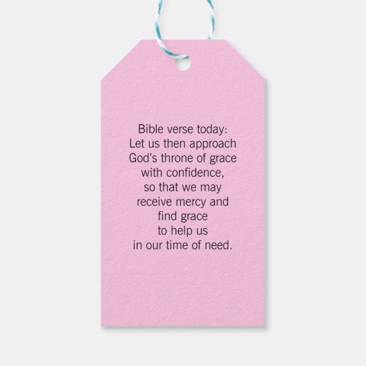 Das Leben ist Kurz, Make It Sweet II - Motivierend Geschenkanhänger (Rückseite)