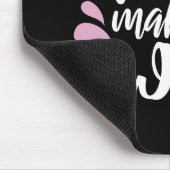 Das Leben ist Kurz, Make It Sweet II - Motivierend Mousepad (Ecke)