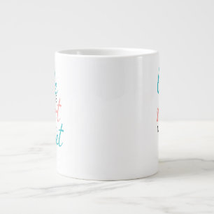 Das Leben ist Kurz Make it Sweet Jumbo-Tasse