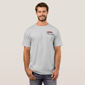 Das Leben ist kurz. Schwimm deinen Hund! Große Rüc T-Shirt (Vorne ganz)