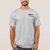 Das Leben ist kurz. Schwimm deinen Hund! Große Rüc T-Shirt (Vorderseite)