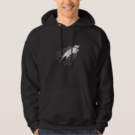 Das Leben ist kurz. Schwimm deinen Hund! Weißer Hu Hoodie