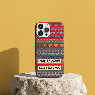 Das Leben ist Kurz, sei nicht neugierig - geometri Case-Mate iPhone 14 Hülle