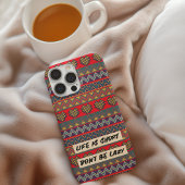 Das Leben ist Kurz, sei nicht neugierig - geometri Case-Mate iPhone Hülle