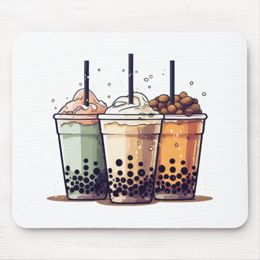 Das Leben ist kurz, trinken Sie den Boba Mousepad (Vorne)