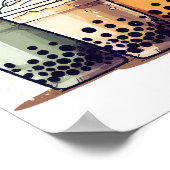 Das Leben ist kurz, trinken Sie den Boba Poster (Ecke)