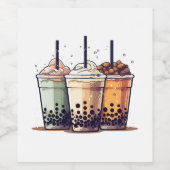 Das Leben ist kurz, trinken Sie den Boba Weinetikett (Einzelnes Label)