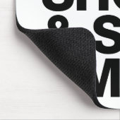 Das Leben ist kurz u. also ist ich lustiges Zitat Mousepad (Ecke)