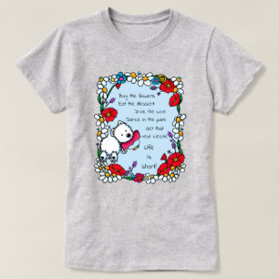 Das Leben ist kurz Westie T-Shirt