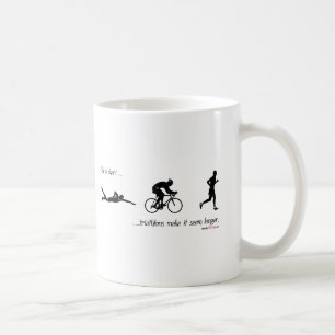 Das Leben ist kurze… Triathlons lassen es länge Kaffeetasse