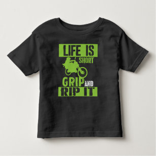 Das Leben ist kurzer Griff und zerreißt ihn - Kleinkind T-shirt