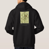 Das Leben ist Liebe und Liebe ist Vino Hoodie (Rückseite)