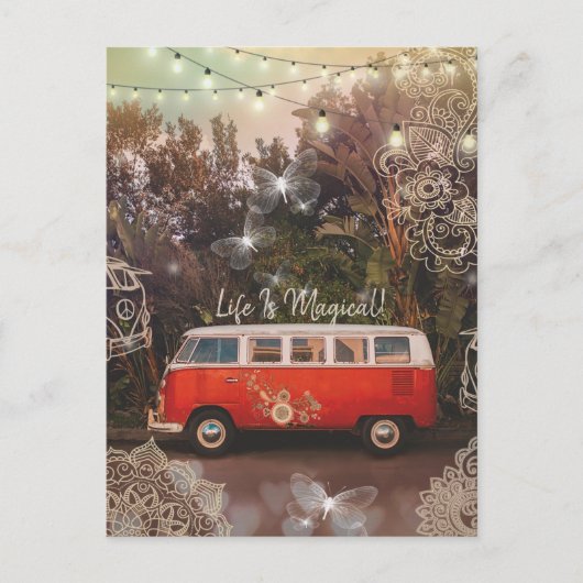 Das Leben ist Magisch Postkarte (Vorderseite)