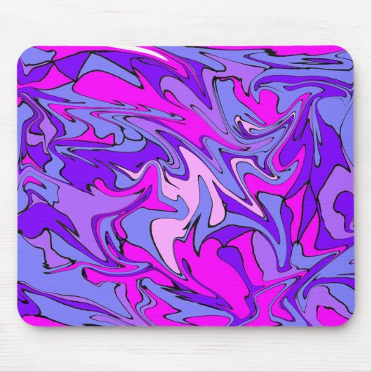 Das Leben ist, Mann stark! Coole Retro Funky Linie Mousepad (Vorne)