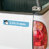 Das Leben ist meh Autoaufkleber (Auf Lkw)