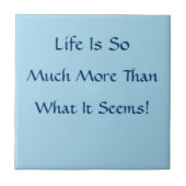 Das Leben ist mehr Fliese (Vorderseite)