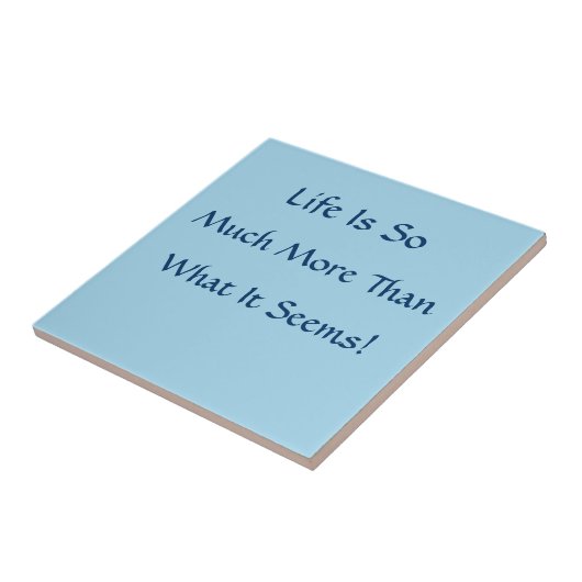 Das Leben ist mehr Fliese (Seite)