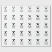 Das Leben ist mein Videospiel (Halo) Geschenkpapier (Flach)