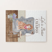 Das Leben ist mit einem Cavapoo Puzzle (Horizontal)