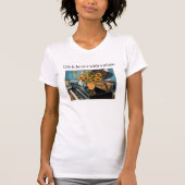 Das Leben ist mit einem Klavier schöner - wundersc T-Shirt (Vorderseite)