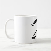 Das Leben ist mit einem oboe besser Kaffeetasse (Links)