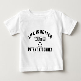 Das Leben ist mit einem Patentanwalt besser Baby T-shirt