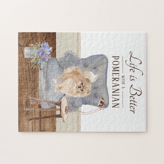 Das Leben ist mit einem SPITZ Jigsaw Puzzle (Horizontal)