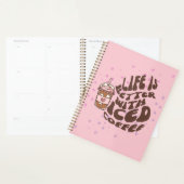 Das Leben ist mit Eis-Kaffee besser. Planer (Anzeige)