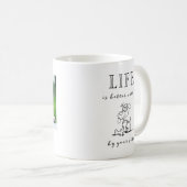 Das Leben ist mit Hund durch Ihr Kaffeetasse (VorderseiteRechts)